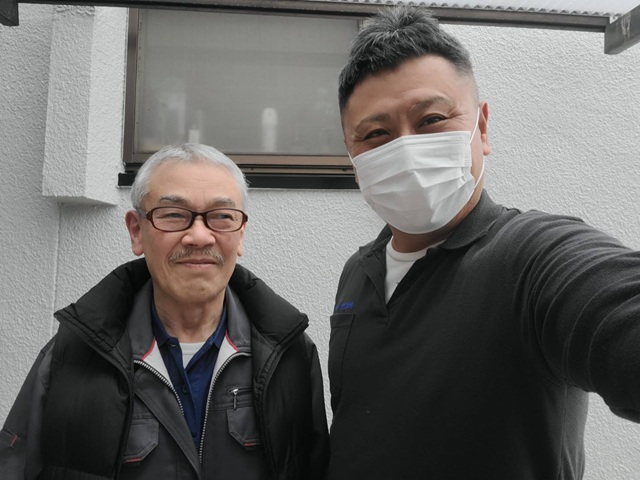 明石市　O様邸　雹被害により雨樋、波板が破損し補修のご依頼を頂き、外壁塗装と一緒に施工させて頂きました。